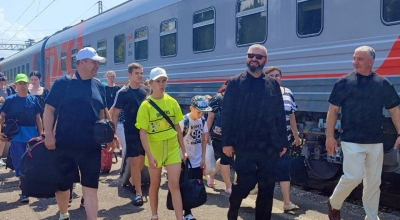 ДЕТИ ИЗ БЕЛГОРОДСКОЙ И КУРСКОЙ ОБЛАСТЕЙ ПРИБЫЛИ В АБХАЗИЮ ДЛЯ ОТДЫХА
