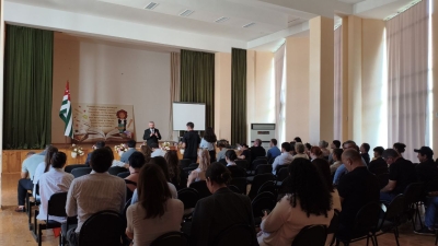 МИНИСТР ТУРИЗМА ПОСЕТИЛ ГАГРУ И  ПИЦУНДУ В РАМКАХ ПРЕЗЕНТАЦИИ ПРОЕКТОВ «ГОСТЕПРИЙМНАЯ  АБХАЗИЯ» И «НОВЫЕ МЕДИА АБХАЗИИ»